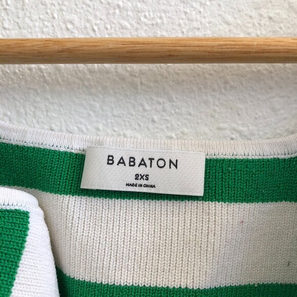 BABATON By Aritzia Sculpt Knit Squareneck Cropped Tank Size XXS - Picture 5 of 9